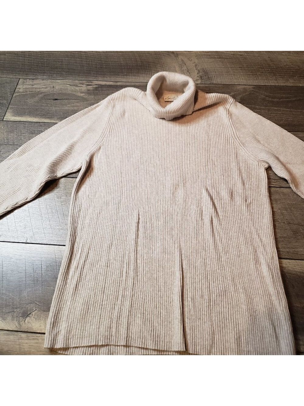 Kim Rogers Signature ribbed turtleneck sweater